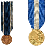Medaglie d'oro al Valor di Marina, al Merito di Marina e d'onore per Lunga Navigazione